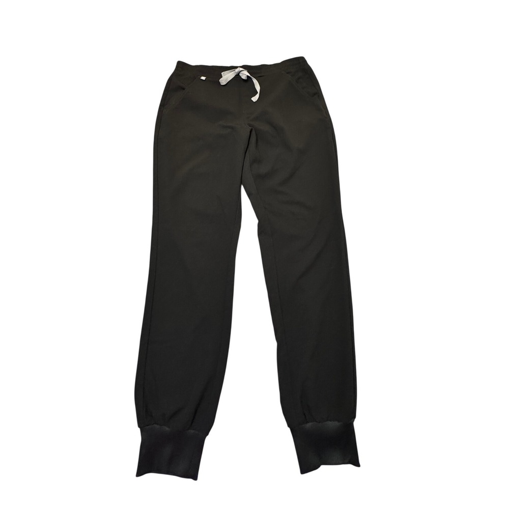 FIGS Technical Collection Zamora Jogger Scrub Pants Black Womens Medium Medical